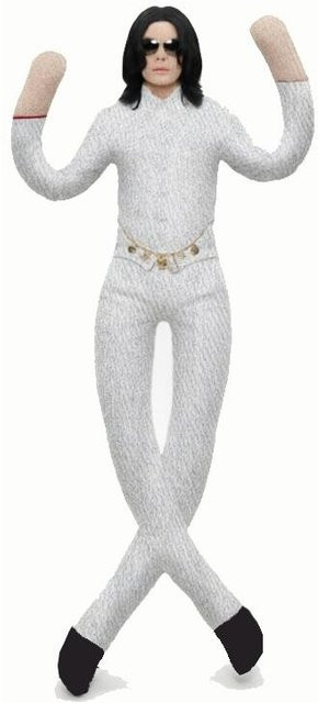 Yiran Health & Beauty Michael Jackson Cosplay Requisitenpuppe, Plüschfigur, 28cm, ab 14 Jahren - Bild 1
