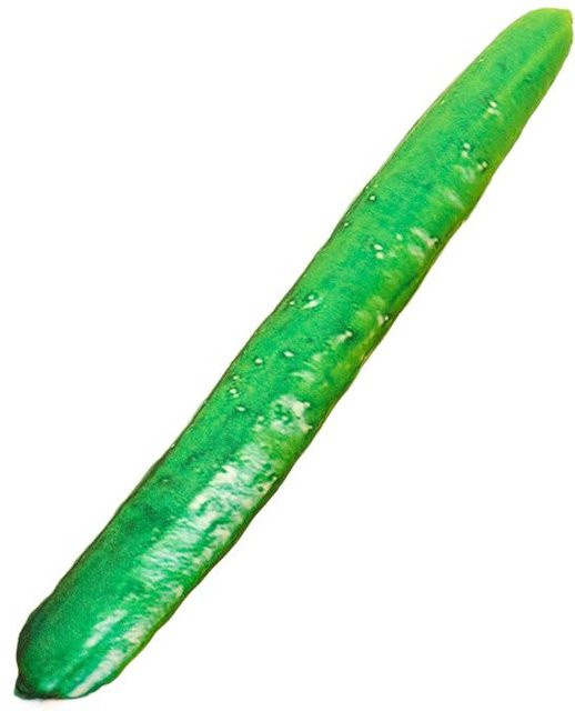Yiran Health & Beauty Gurke grünes Gemüse Plüschtier Kissen, Grün - Bild 1