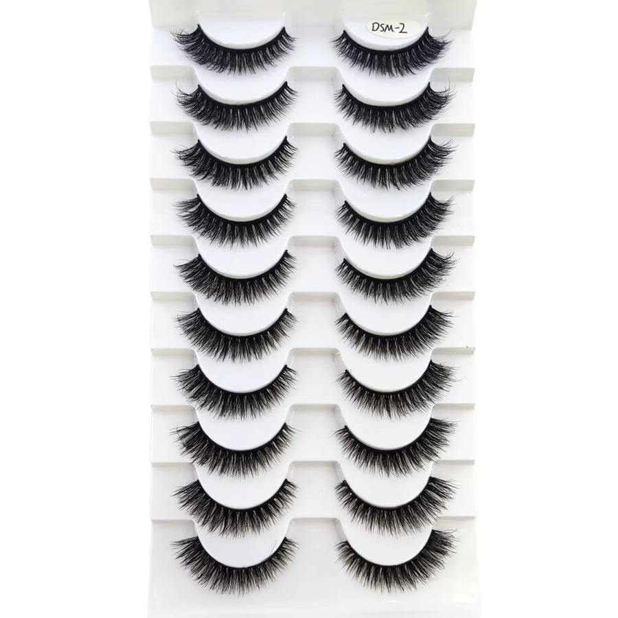 AMSDCN Künstliche Wimpern, 3D Nerz-Look, Unisex - Bild 2