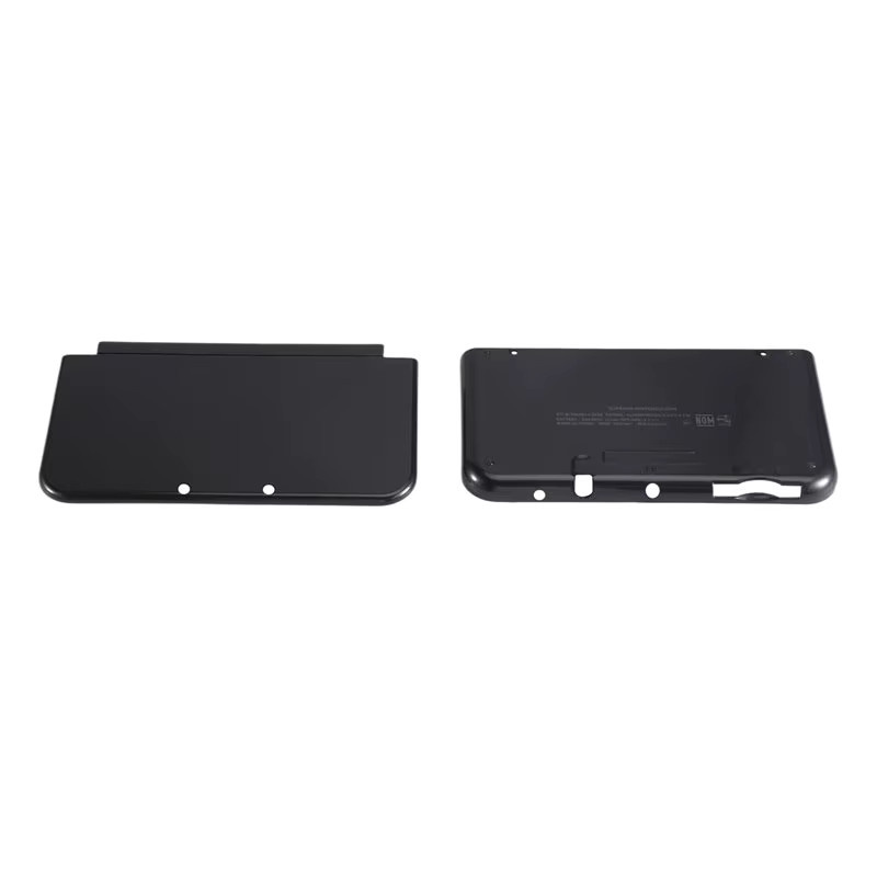 B50B-Durable Gehäuseabdeckung für New 3DS XL und New 3DS X, Vorder- und Rückseite Frontplatten-Set, Schwarz - Bild 5