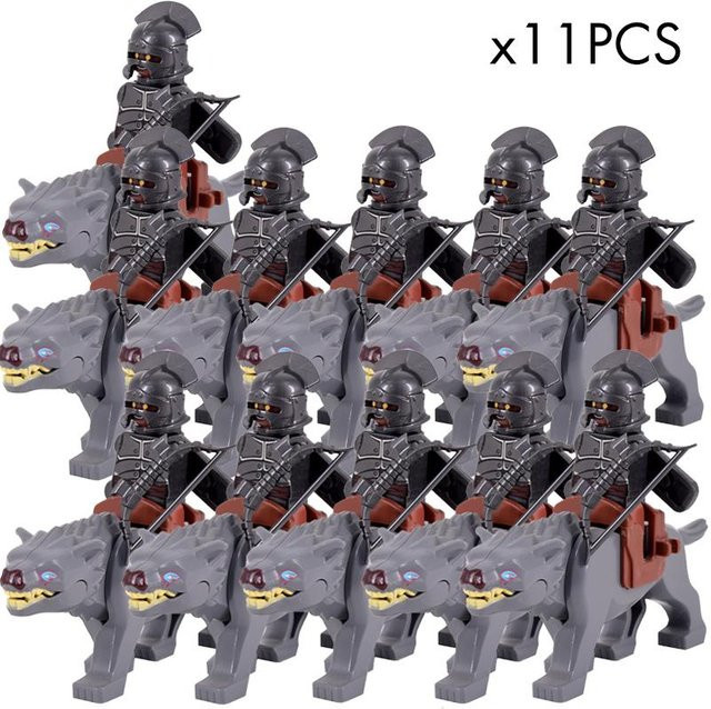 LOTR Mittelalterliche Zwergen-Ork-Zauberer Figuren Zubehör Modell Bausteine - Bild 1