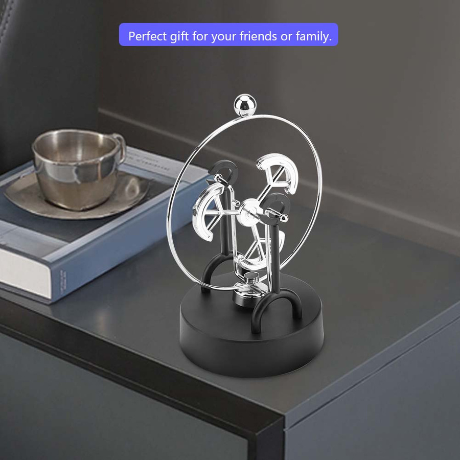 Elektronisches Shake Wiggle Gerät von Shoemst als kinetische Kunstdekoration im modernen Stil, Farbe: Silber - Bild 2
