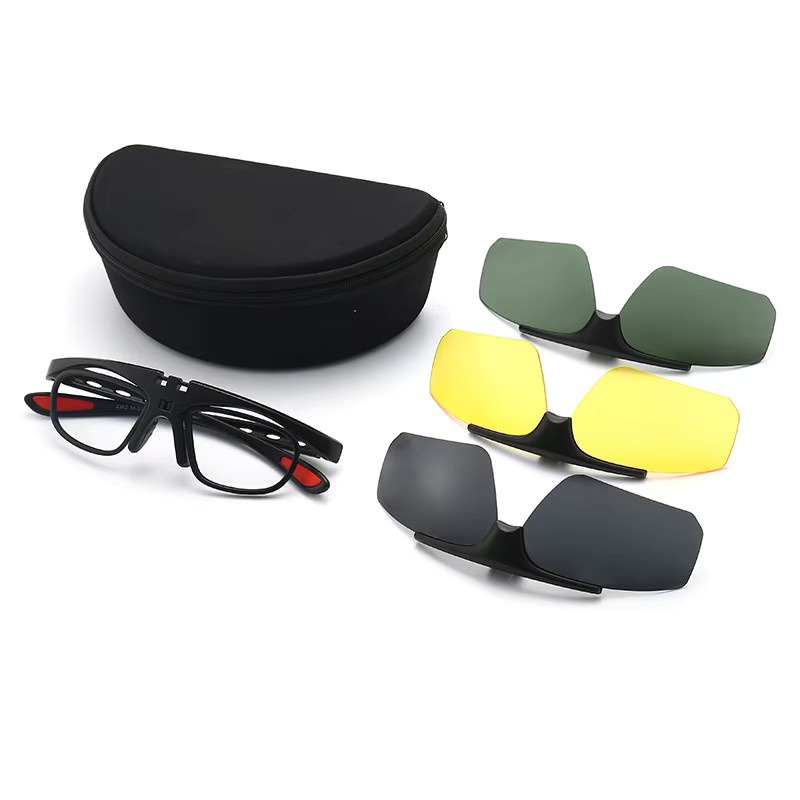 Sumory Sonnenbrille, TR90, Vollrand, Schwarz, Unisex - Bild 2