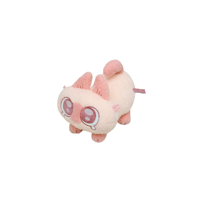 Bandai Siamesische Katze Azukisan Plüschpuppe, Rosa Braun, 20cm - Bild 3