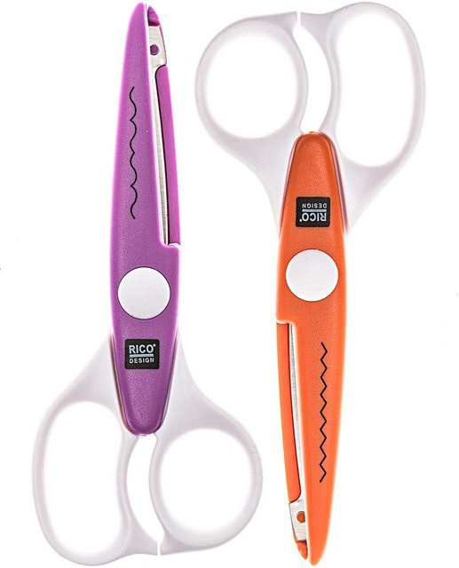 Rico Design Konturenscheren Set Pinking Scheren 2er Set - Bild 1
