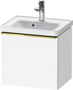 Duravit Waschtischunterschrank D-Neo in Weiß Hochglanz, B/T/H: 48,4 x 37,2 x 44,0 cm - Bild 1