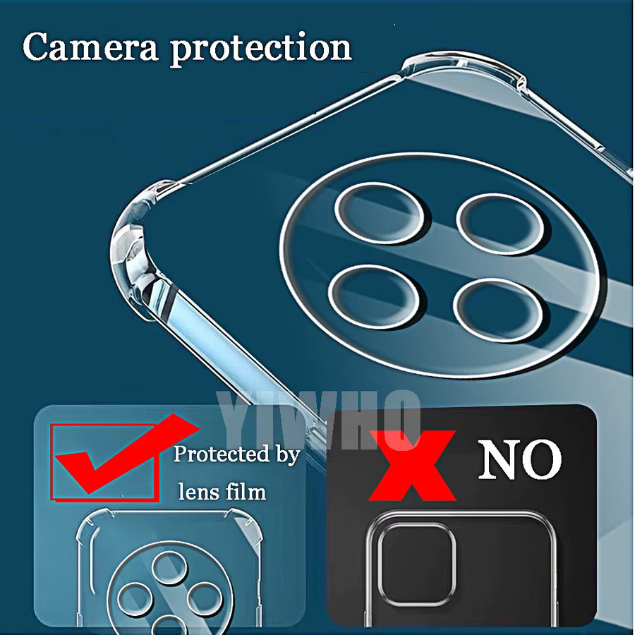Transparente Airbag-Schutzhülle aus weichem TPU für Xiaomi Redmi A4, A3, A2, A1 und 4a mit Kamera-Schutzlinse - Bild 3