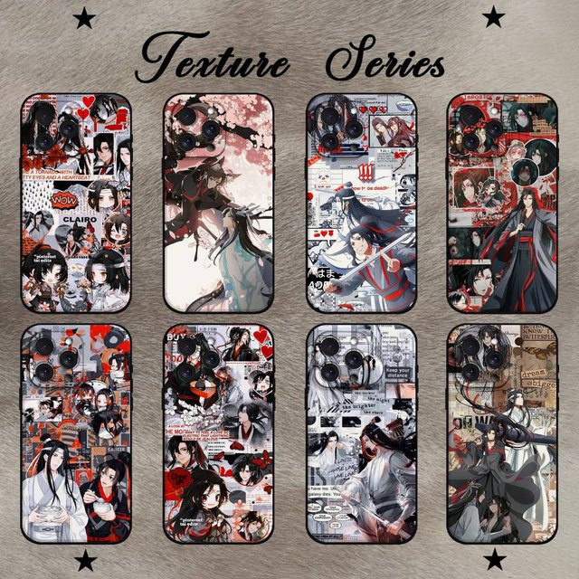 Anime Grandmaster Mo Dao Zu Shi Handyhülle für iPhone 11 bis 17 Pro Max Plus Mini aus weichem TPU in Multicolor - Bild 1