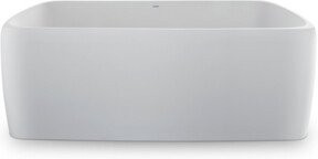 Duravit Badewanne Qatego aus Mineralguss, freistehend, rechteckig, weiß, B/T: 180 x 80 cm - Bild 1