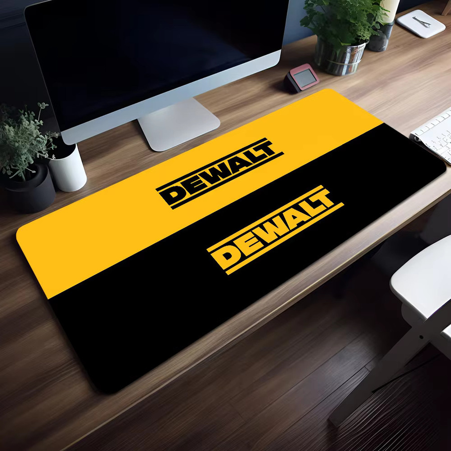 DEWALT Mauspad Lockedge in Gelb, rutschfeste Schreibunterlage für Gaming und Büro - Bild 6