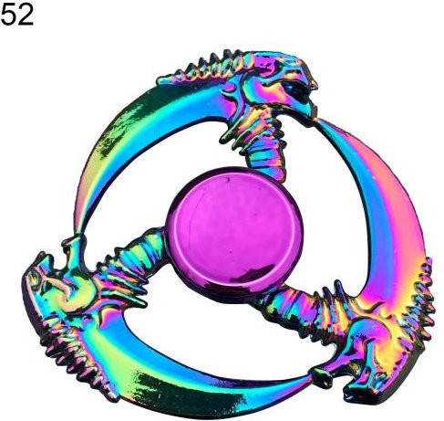 jinleyu Handspinner, Multicolor-Metall-Rainbow-Fidget-Spinner - Bild 1