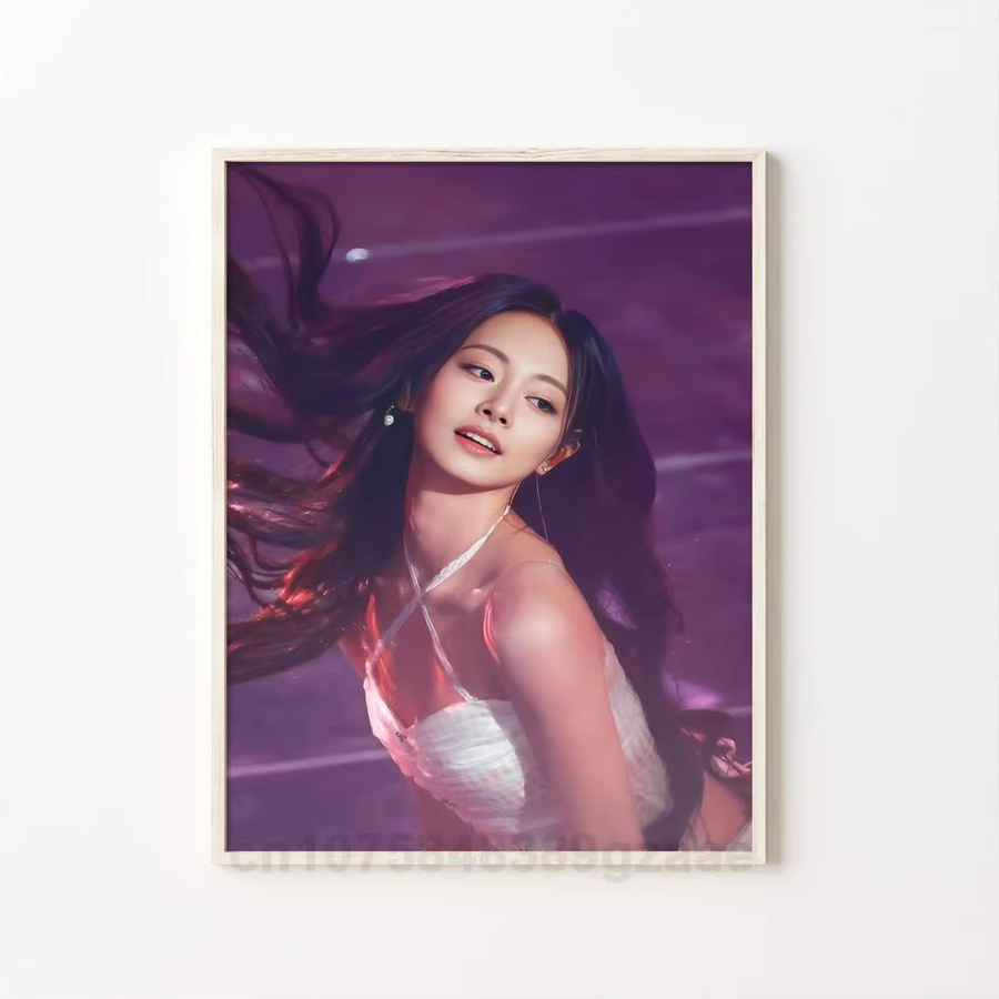 Kayou Kpop T-Twice T-Tzuyu Poster Kunstdruck im Anime-Stil, Mehrfarbig, Papier-Poster - Bild 7