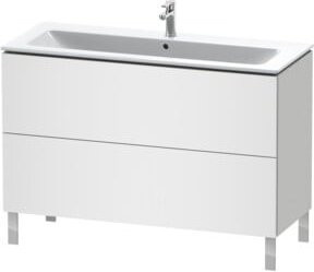Duravit L-Cube Waschtischunterschrank stehend, Weiß matt, B/T/H: 122 x 48,1 x 70,4 cm - Bild 1