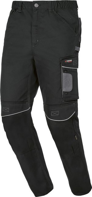 Parkside Performance Herren Arbeitsbundhose in Schwarz mit reflektierenden Elementen aus Poly-Cotton - Bild 1