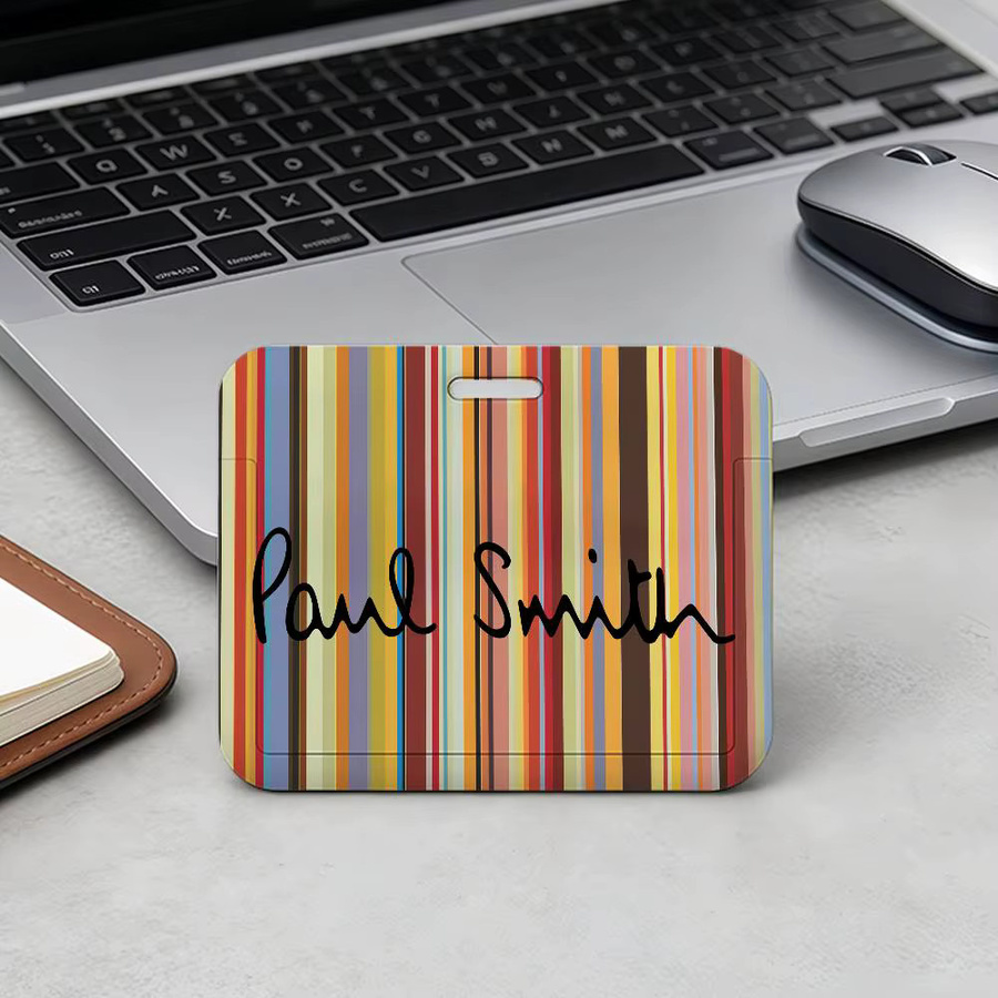 Vintage Kartenhalter mit Schiebefunktion für Ausweise und Namensschilder von P-Paul S-Smith in Multicolour - Bild 4