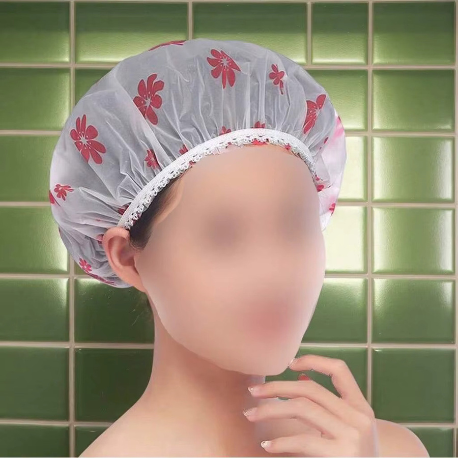 Duschkappe für Damen, 5 Stück, wasserdicht - Bild 3