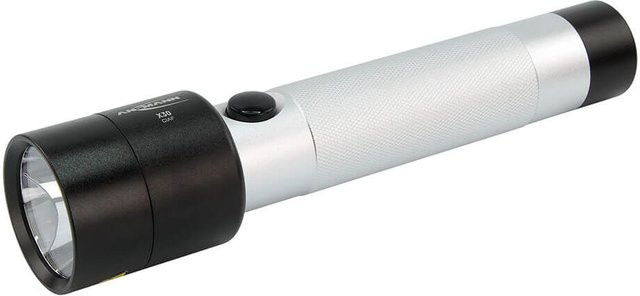 Ansmann X30 LED-Taschenlampe aus Aluminium in Schwarz oder Silber mit IP44 Schutz - Bild 1