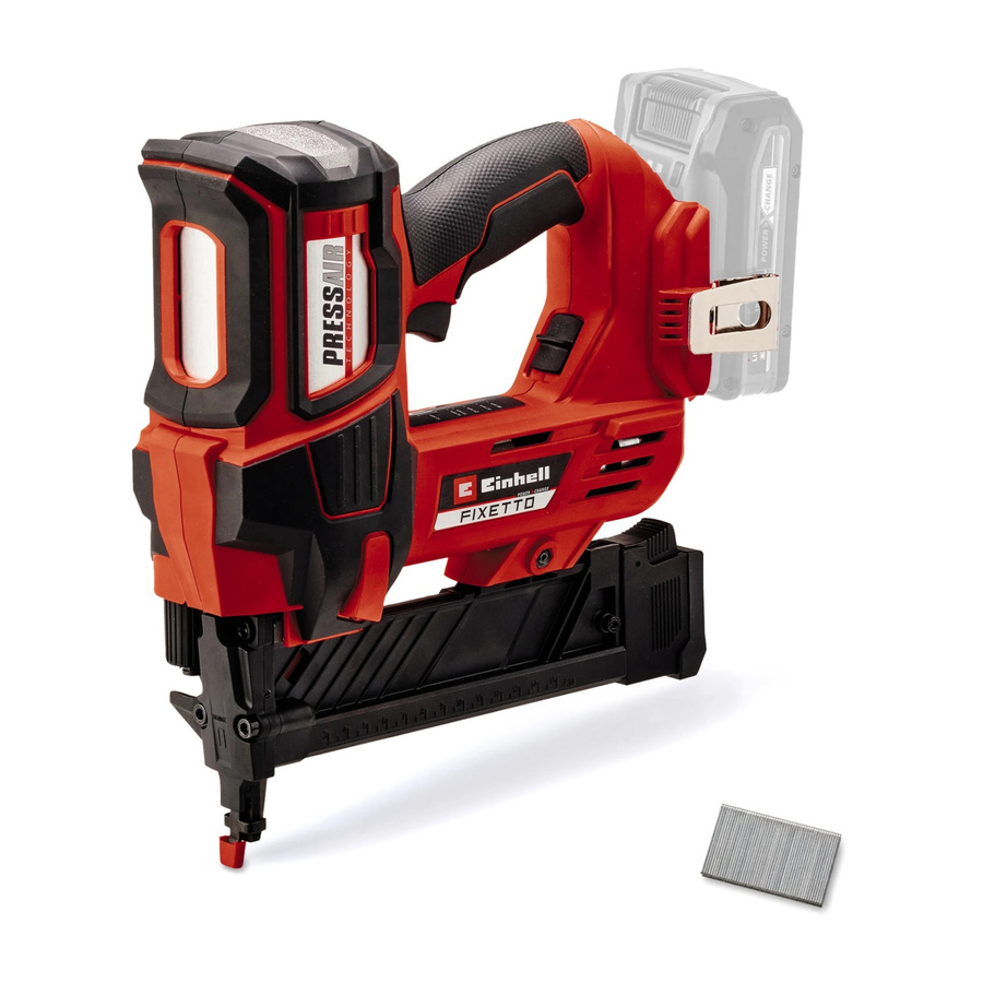Einhell Professional Akku-Tacker FIXETTO 18/38 S in Rot/Schwarz - Bild 2
