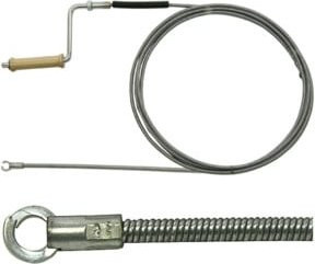 E&R Rohrreinigungswelle aus Stahl in Silber, Durchmesser: 8 mm, Länge: 7,5 m - Bild 1