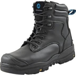 Bata Helix Longreach Black Boa Knöchelstiefel S3 aus Leder in Schwarz, Größe 44 - Bild 1