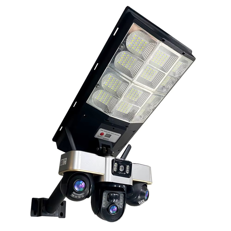 Leshine 2MP HD 3-Linsen Sicherheitskamera mit Solarpanel und LED-Straßenleuchte, drahtlose 4G und WLAN Außenkamera mit PTZ-Rotation zur Heimüberwachung - Bild 3