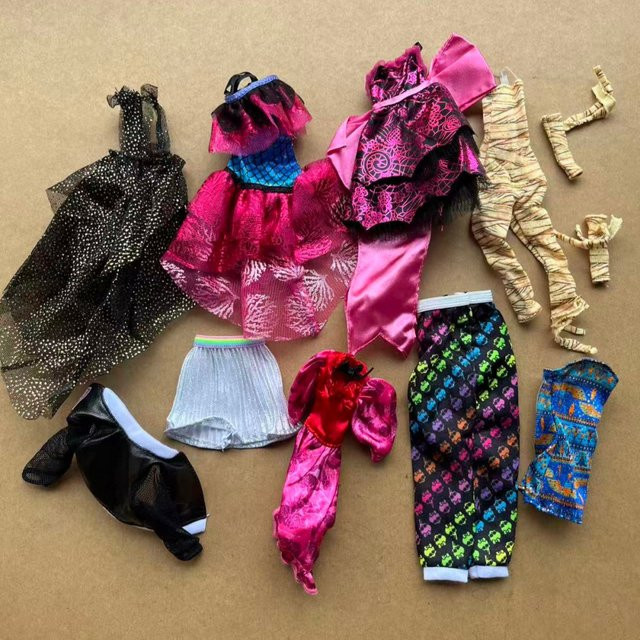 Buntes Tanzpuppen-Kleidungsset, Bratss Monster-Puppenkostüm, DIY-Anziehspielzeug, Fantasy, Bunt / Mehrfarbig, Plüsch / Textil - Bild 1