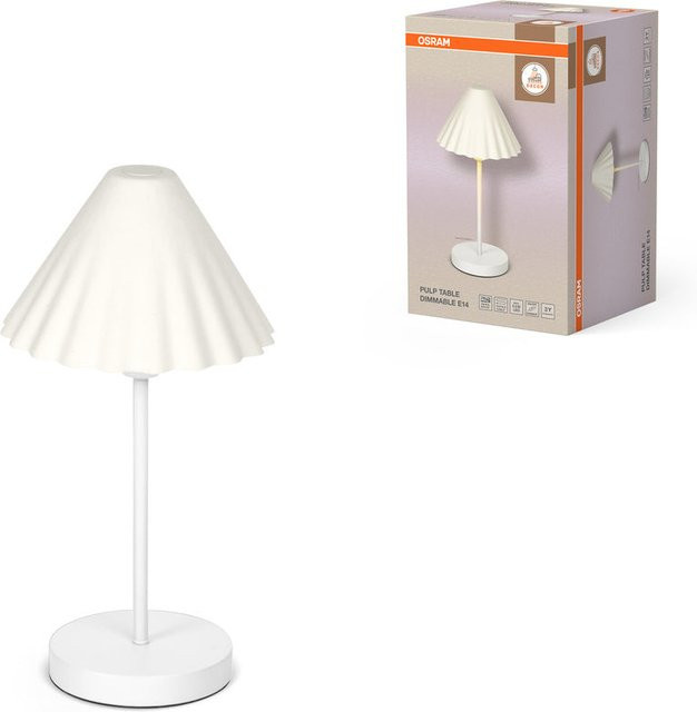 Osram Decor Pulp Tischleuchte in Weiß, dimmbar, E14 - Bild 1