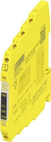 Phoenix Contact Sicherheitsrelais PSR-PS20-1NO-1NC-24DC-SC, Farbe: Gelb, Betriebsspannung: 24 V/DC, B/H/T: 6,8 x 93,1 x 102,5 mm - Bild 1