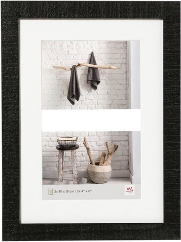 Walther Design Bilderrahmen HOME aus Holz in Schwarz, Breite: 27,5 cm, Höhe: 36 cm - Bild 1