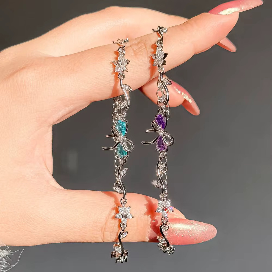 YUYAN Armband, Gold, Zirkonia, Kristall, Damen - Bild 1