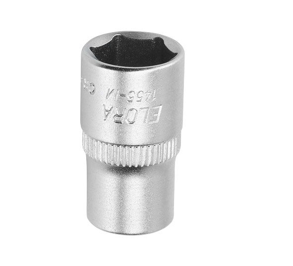Elora Steckschlüssel-Einsatz 1/4 Zoll 6-kant silber ELORA-1455-M 11 mm - Bild 1