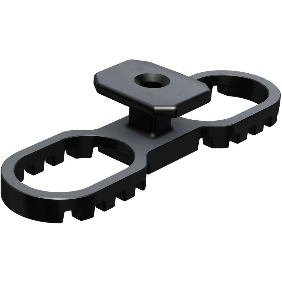Terracon 30er Set Terraflex N6 Dielenbefestigung für Alu-UK aus Edelstahl mit Bohrschrauben in Schwarz - Bild 2