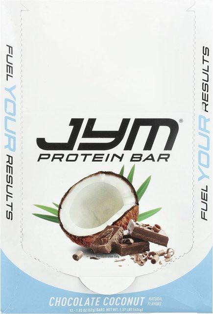 JYM Supplement Science Proteinriegel Schokolade Kokosnuss 12 x 52 g - Bild 1