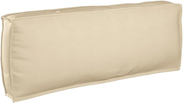 vidaXL Kissen Beige aus Oxford-Stoff, B/T/H: 120 x 40 x 12 cm - Bild 1