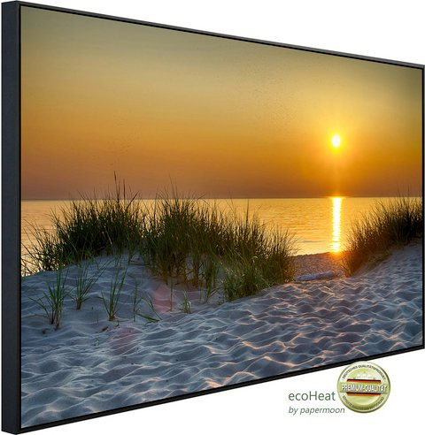 papermoon Infrarotheizung EcoHeat Dunes Lake Michigan mit Matt-Effekt in Bunt, App-Steuerung und Überhitzungsschutz - Bild 1