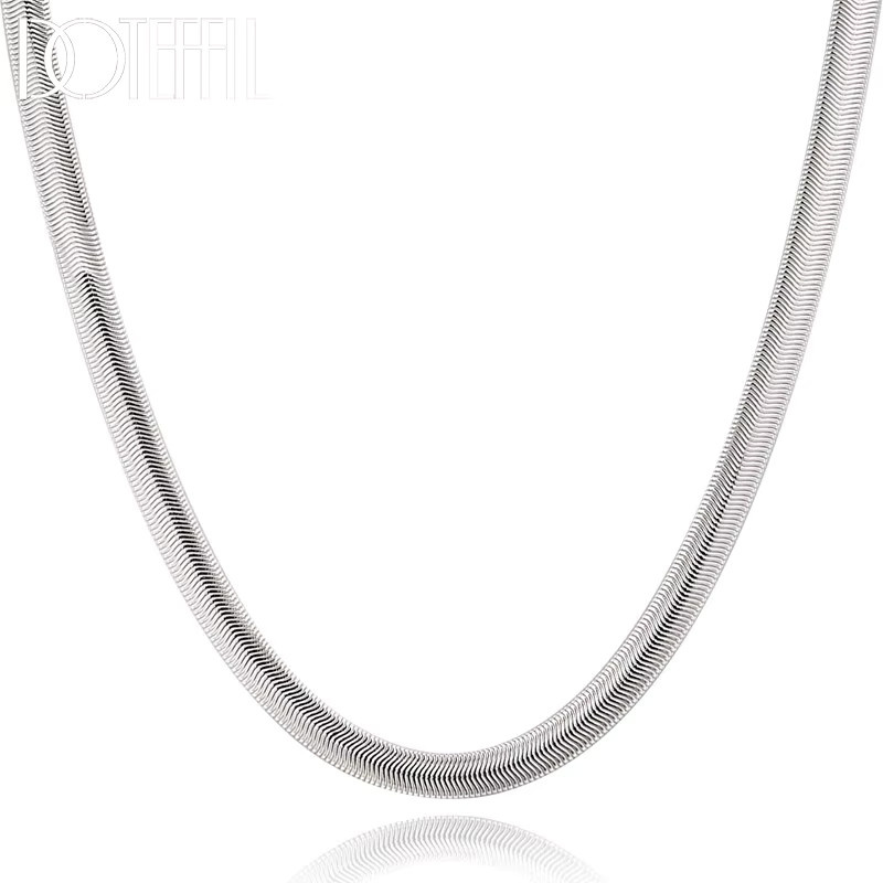 DOTEFFIL Halskette Schlangenknochen, Silber, 6 mm, Unisex - Bild 4
