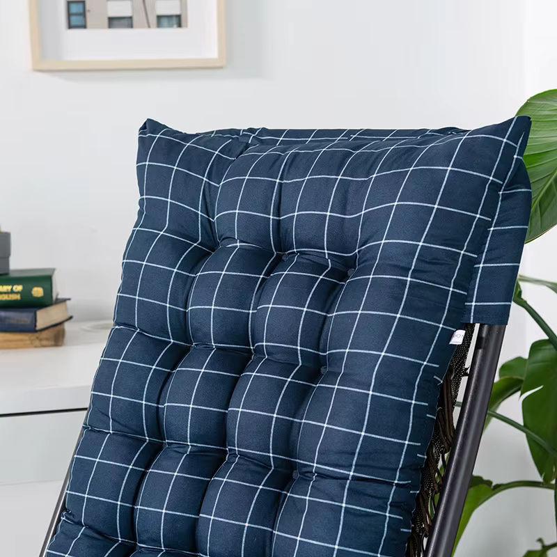 Universal Lounge Stuhl Kissen für Rattan- und Schaukelstühle, verdickt, Tiefblau - Bild 2