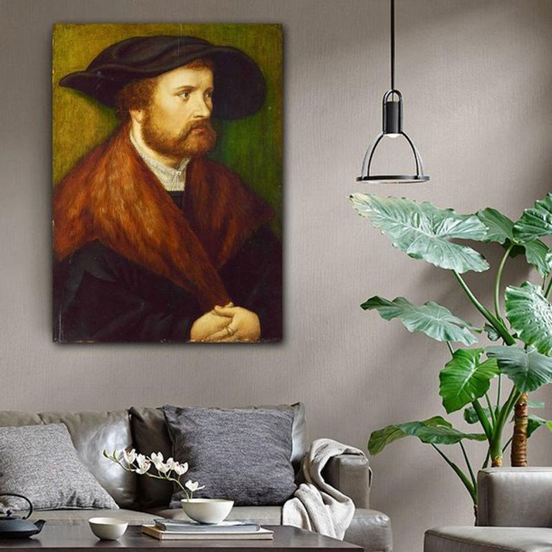 FIYO 5D Diamond Painting Set Portrait eines Mannes, mehrfarbig, B/H: 30 x 20 cm - Bild 1