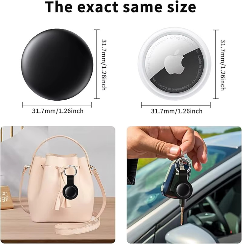 Apple AirTags 4er-Pack Bluetooth-Tracker kompatibel mit Apple Find My in Blau - Bild 2