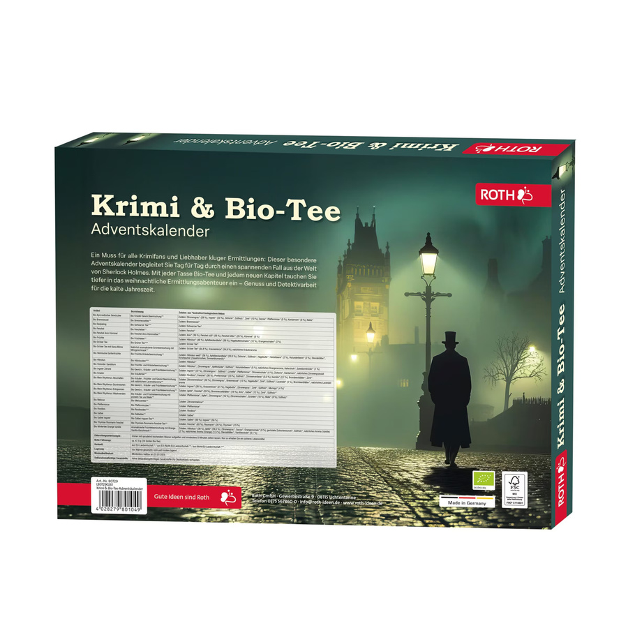 Moderne Hausfrau Krimi & Bio-Tee-Adventskalender 24 x Einzelmenge - Bild 2