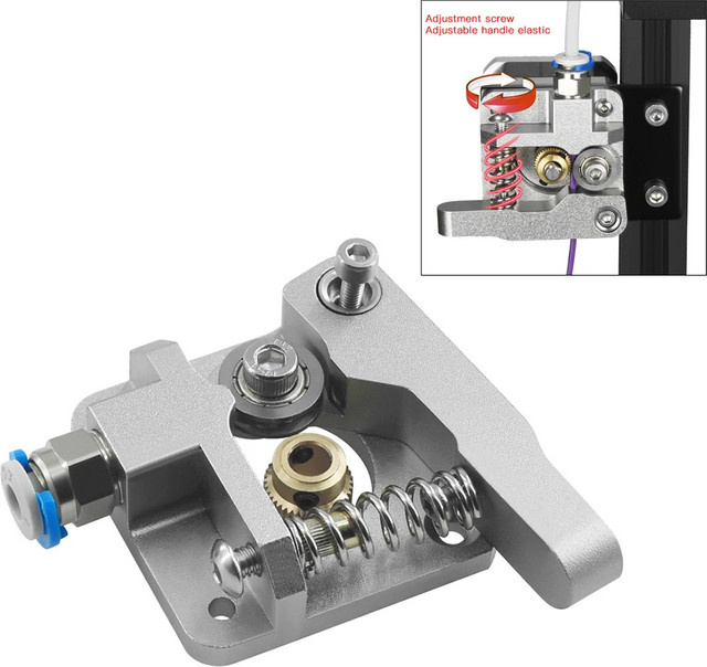Creality Aluminium Upgrade Bowden Extruder MK8 Drive Feed Kit für FDM 3D Drucker in Rot - Bild 1
