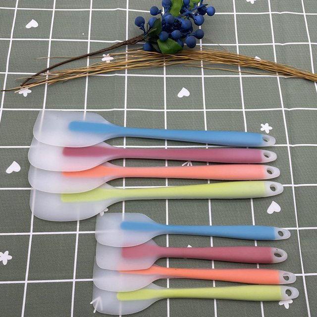 Aleekit 5er Set Silikon-Teigschaber Set, Antihaft-Backzubehör für die Küche, Mehrfarbig - Bild 1