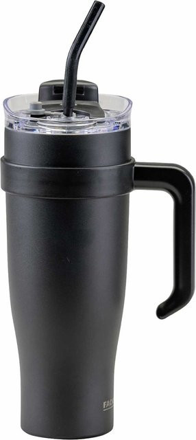 Fackelmann Thermotrinkbecher Schwarz Transparent 1,2 l - Bild 1
