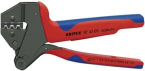 Knipex Crimp-Systemzange MC4 und MC4 EVO2 für MC4 Multi-Connect-Verbinder bis 6 mm2 mit Mehrkomponenten-Hüllen, brüniert, 200 mm, multicolour - Bild 1