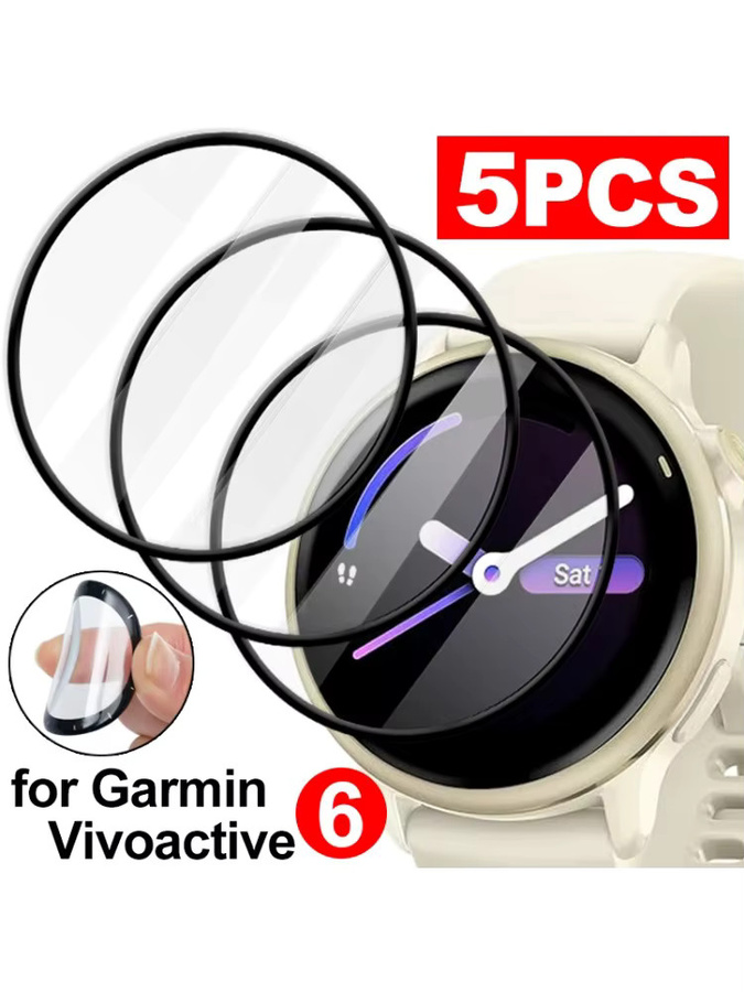 OAKCHARM Displayschutzfolie für Garmin vivoactive 6, transparente TPU-Folie zur vollständigen Abdeckung deiner Smartwatch - Bild 7