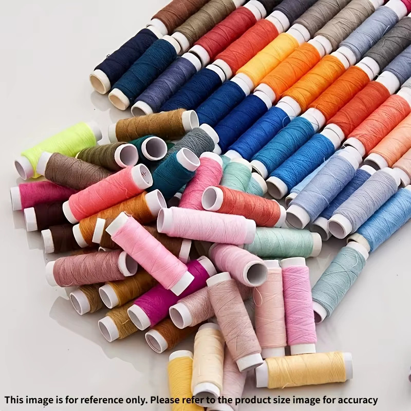 40-teiliges Nähgarn-Set mit 24 Rollen Garn und 16 Nadeln in Multicolour für DIY-Reparaturen - Bild 4