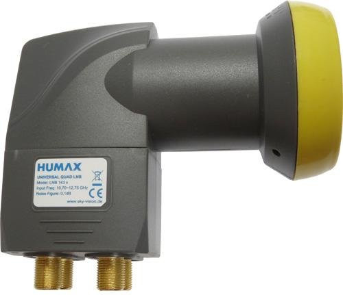Humax LNB 143s Gold Quad Universal LNB in Gold - Bild 1