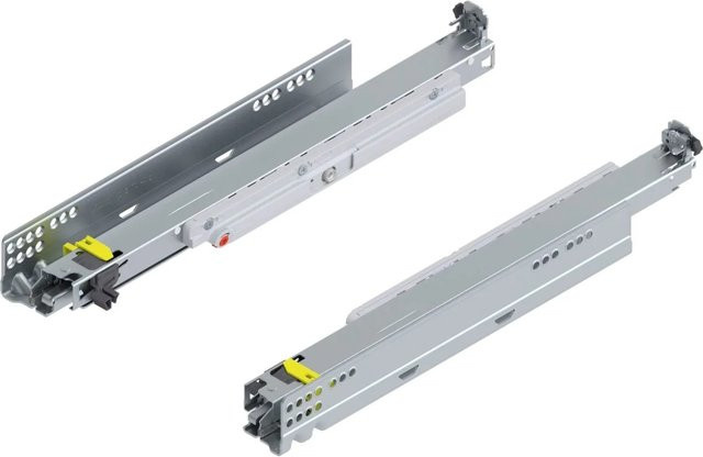 Blum Movento Vollauszug Tip On 760H4200T Nennlänge 420 mm bis 40 kg in Silber - Bild 1
