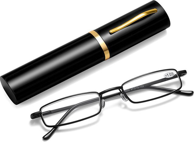 ZUXUB Lesebrille, Vollrand, Metall, black - Bild 1
