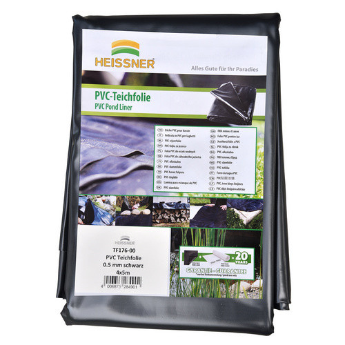 Heissner Teichfolie aus PVC in Schwarz, Stärke: 0,5 mm, B: 5 m, L: 6 m - Bild 4